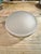 This is a vintage domed, covered frosted satin glass vanity powder bowl with a gold band. A very unique piece of vintage...