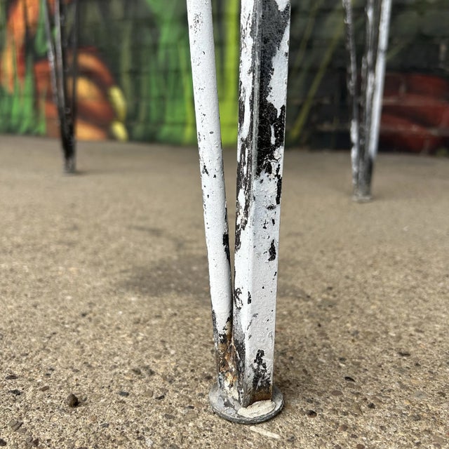 Metal Mid 20th Century Maurizo Tempestini Ribbon Outdoor Dining Table Base, Attributed For Sale - Image 7 of 10