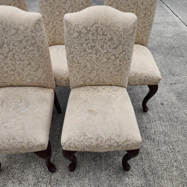 1980s Dm Queen Anne Dining Chairs by Bombay Company Set of 5 For Sale - Image 5 of 15