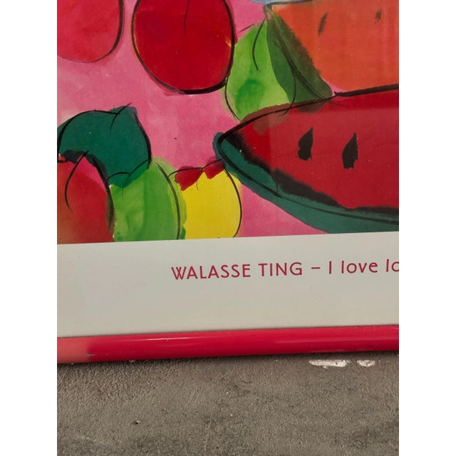 Paint 1990s “I Love Long Summer“ Print by Walasse Ting For Sale - Image 7 of 14