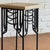 Side Table in Iron and Stone For Sale - Image 3 of 4