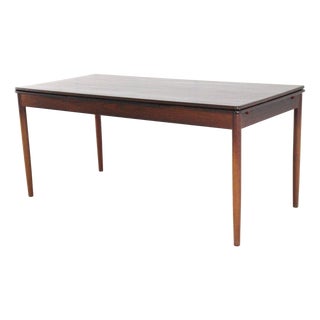 Rectangular Extendable Rosewood Ulft Dining Table For Sale