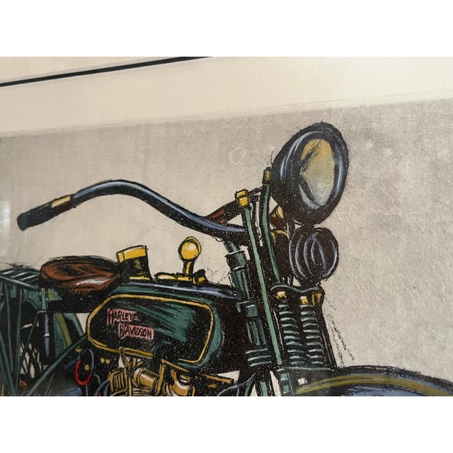 Contemporary Scott Jacobs " 1923 F Head Twin Xxx" Mixed Media Etching With Watercolor, Hand-Signed For Sale - Image 3 of 9