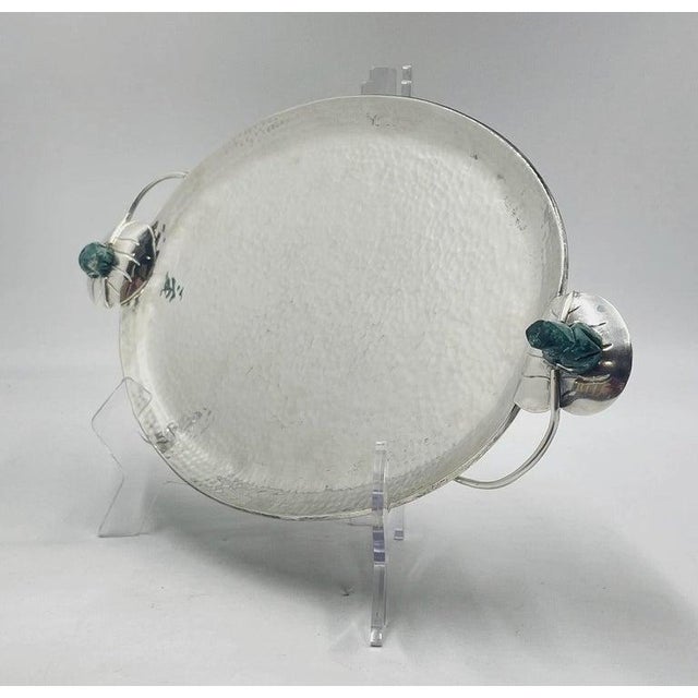 A playful and sculptural serving tray by celebrated Taxco designer Emilia Castillo, where refined craftsmanship meets a...