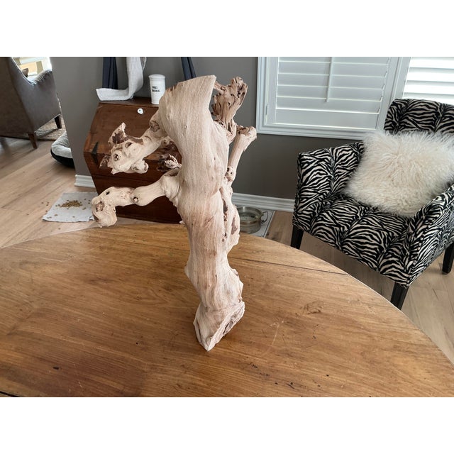 1980s Vintage Wood Sculpture For Sale - Image 5 of 7