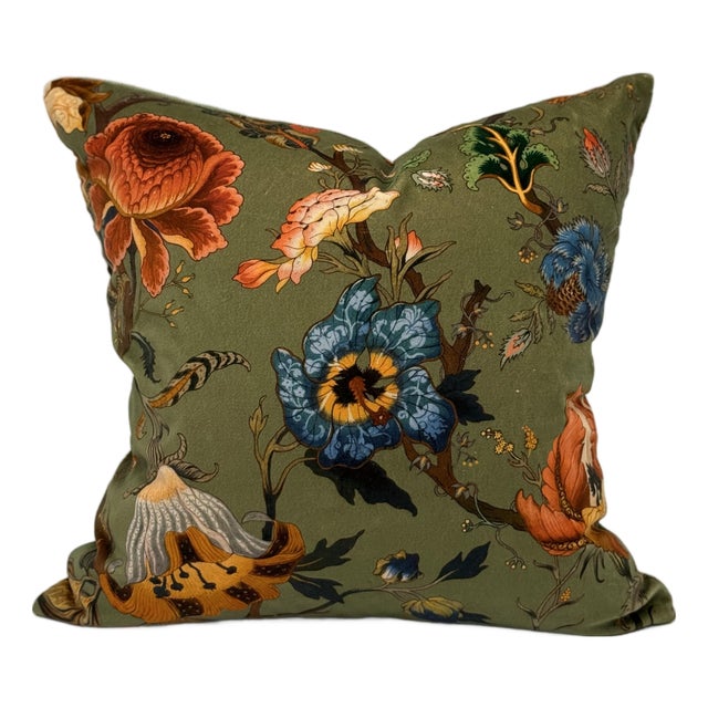 House of Hackney Artemis Moss Decorative Pillow Cover For Sale