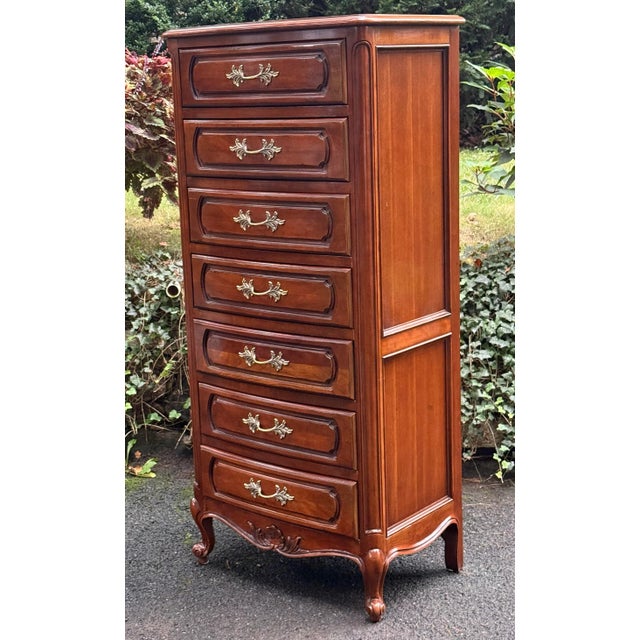 Century Furniture Century Furniture 7 Drawer Solid Cherry Lingerie Chest For Sale - Image 4 of 10