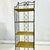 Mid-Century Boho Chic Arts & Crafts Metal and Wicker Slim Bookcase, 6 Tier For Sale - Image 6 of 18