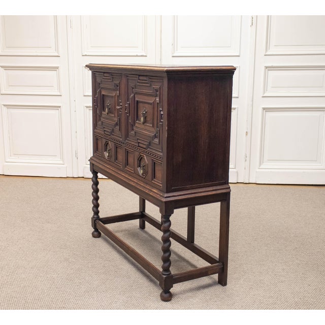 1920s Spanish Renaissance Revival Cabinet, 1920s For Sale - Image 5 of 12