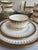 1990s Paragon"ATHENA" Pattern 31pc Dinner Set White and Gold Colors With Banded Border Gold Scrollwork For Sale - Image 16 of 16
