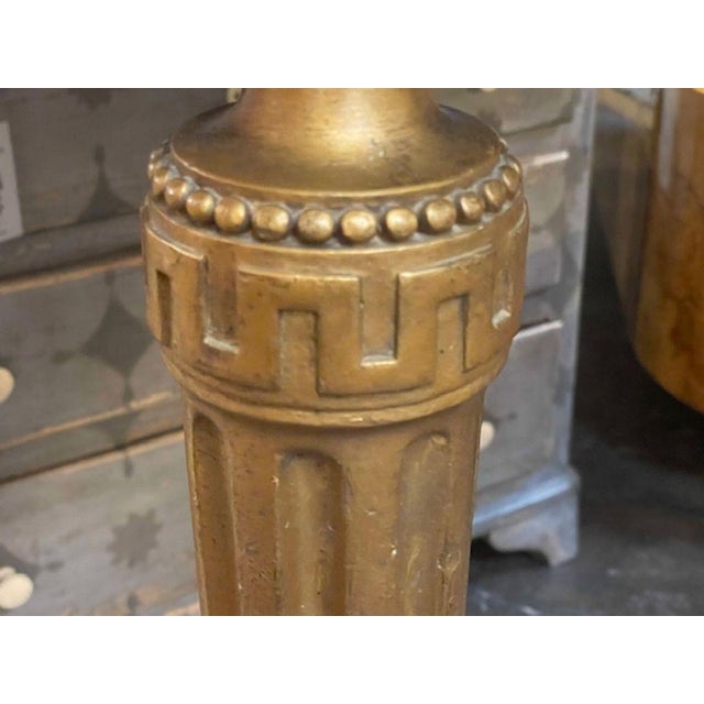 19th Century 19th C. French Louis XVI Giltwood Console For Sale - Image 5 of 9