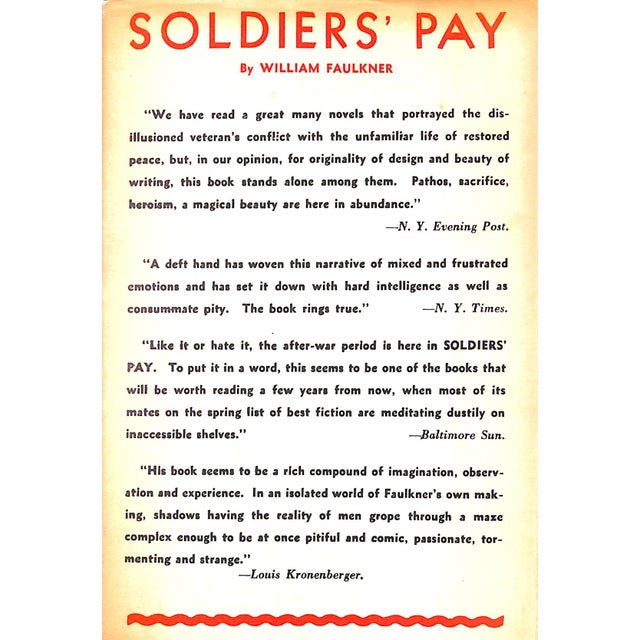 1920s "Mosquitoes" 1927 Faulkner, William For Sale - Image 5 of 5