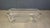 Three tiered console/etagere attributed to Charles Hollis Jones. Made of an acrylic frame with clear glass tops and...