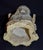 Ivory Vintage Chinese Empress Carved Cast Resin With Faux Ivory Finish Figurine Statue For Sale - Image 8 of 16