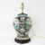 Black Chinese Famille Noire Porcelain Table Lamp With Birds & Florals For Sale - Image 8 of 12