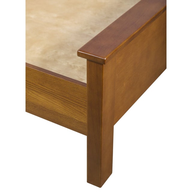 Crafters and Weavers Mission Oak Panel Bed - Michael's Cherry - Queen For Sale In Chicago - Image 6 of 9