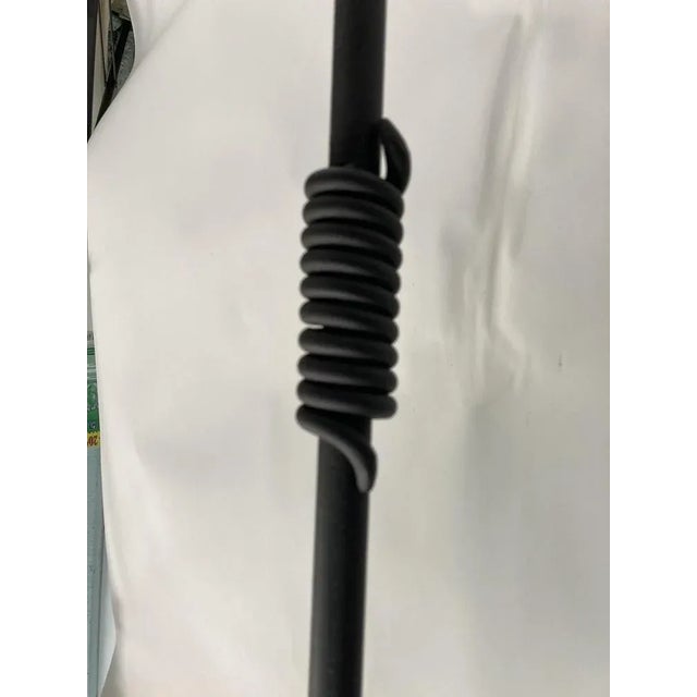 1950s Leather Sheathed Floor Lamp by Jacques Adnet, 1950s For Sale - Image 5 of 9