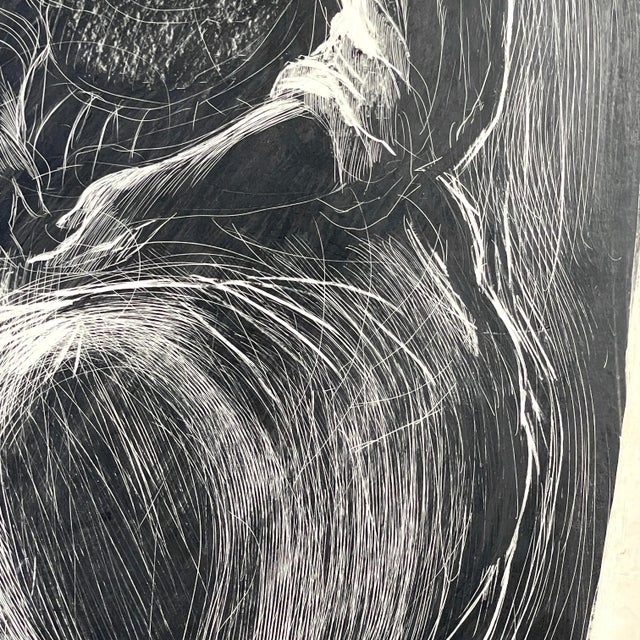 Figurative 1970s "Seated Lady" Oil Painting by Stephen Bagnell, Framed For Sale - Image 3 of 6