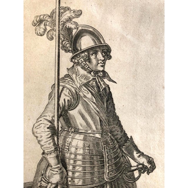 Jacob De Ghein, Soldiers with Medieval Weapons, Etchings, 1607, Set of 4 For Sale - Image 3 of 10