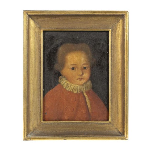 European School Artist, Portrait, 19th Century, Oil Painting on Canvas For Sale - Image 6 of 6
