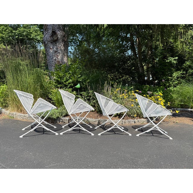 1960s 1960’s Clam Chairs by Maurizio Tempestini for Salterini, Attributed - Set of 4 For Sale - Image 5 of 12