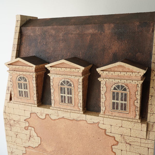 20th Century Maitland-Smith Dollhouse Georgian Townhouse Cabinet/Bar For Sale - Image 13 of 18