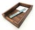 1970s Mid 20th Century Walnut Wood Desktop Organizer Tray For Sale - Image 5 of 8
