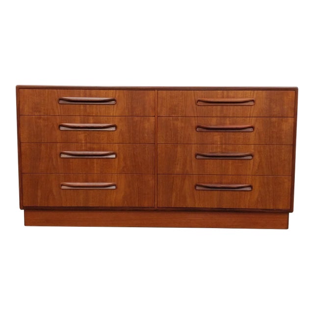 Vintage Mid Century Modern Teak Dresser by G Plan For Sale