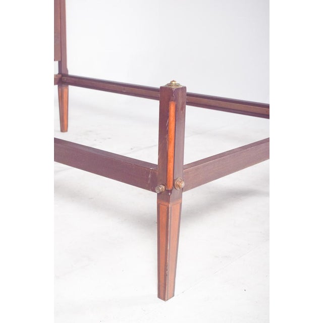 Portuguese Mahogany Double Bed, 1890 For Sale - Image 6 of 10