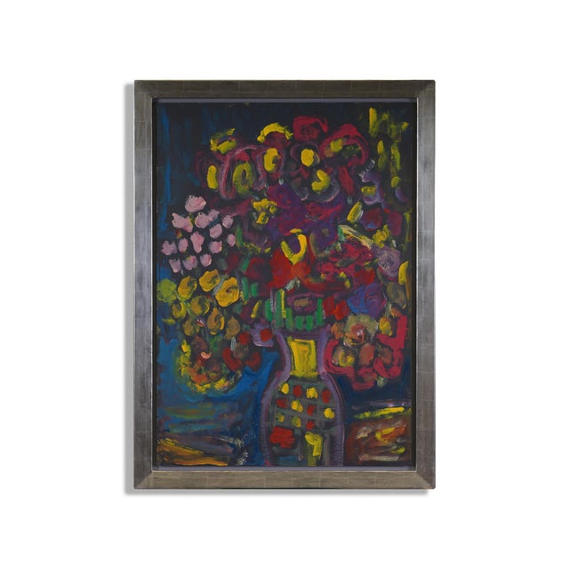 Miklos Nehmeth, Composition, Acrylic on Drawing Paper For Sale - Image 5 of 5