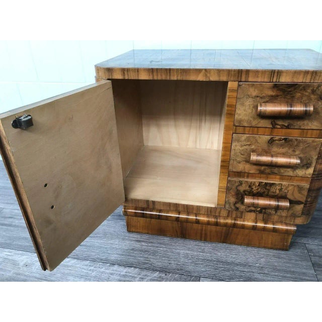 Briar Bedroom Makeup Cabinet with Mirror, 1930s For Sale - Image 10 of 13