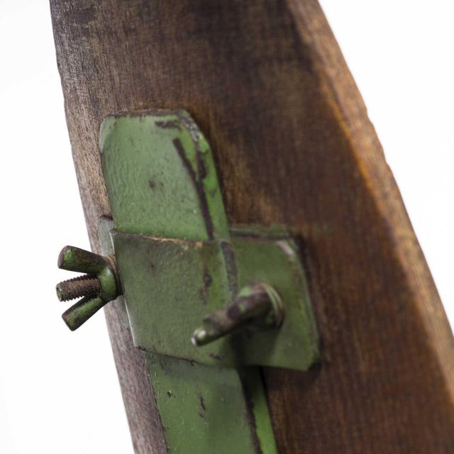 Czech Industrial Swivel Chair, 1950s For Sale - Image 11 of 12