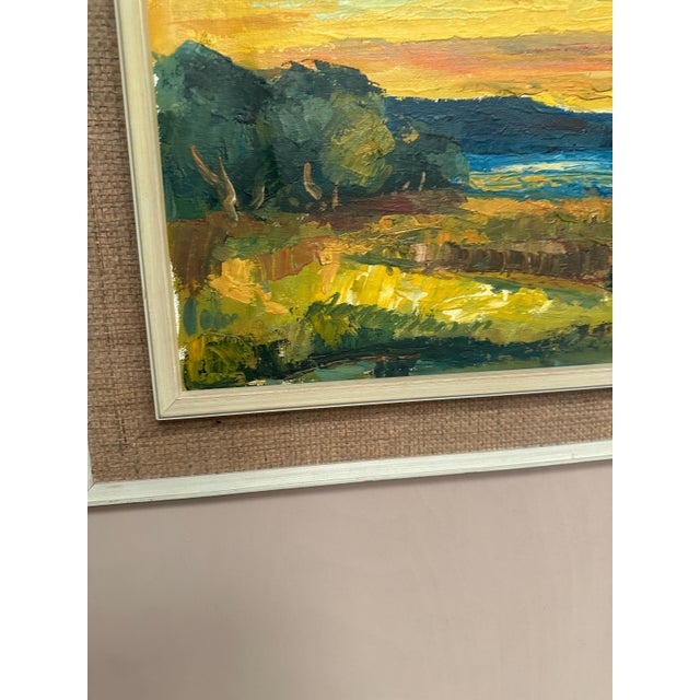 Kurt Lundberg, Landscape (Sörmlands Nalar Räven), 1950s, Oil on Canvas, Framed For Sale - Image 18 of 18