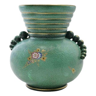 Italian Ceramic Vase Attributed to Gabriele Bicchioni, 1940s For Sale