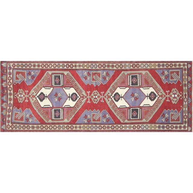 Textile 1960s Turkish Oushak Runner For Sale - Image 7 of 7