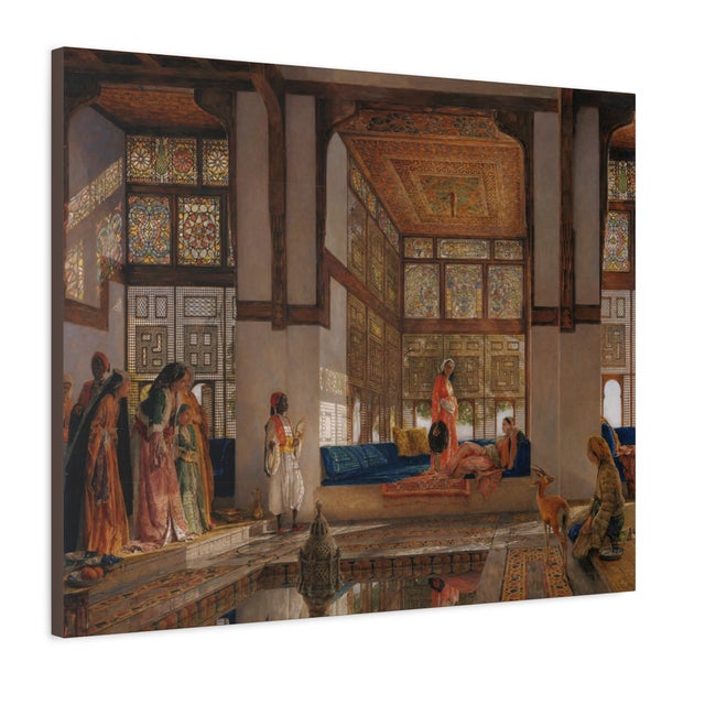 Introduce a spectacular commanding masterpiece of nineteenth century European Orientalism profound Islamic architectural...