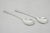 Mid-Century Modern Vintage Sheffield England Modern Silver Plated Salad Serving Set Fork & Spoon For Sale - Image 3 of 10