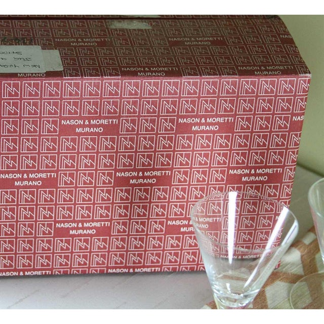 1990s Lovely Murano 9 Pc Crystal Set For Sale In New York - Image 6 of 9