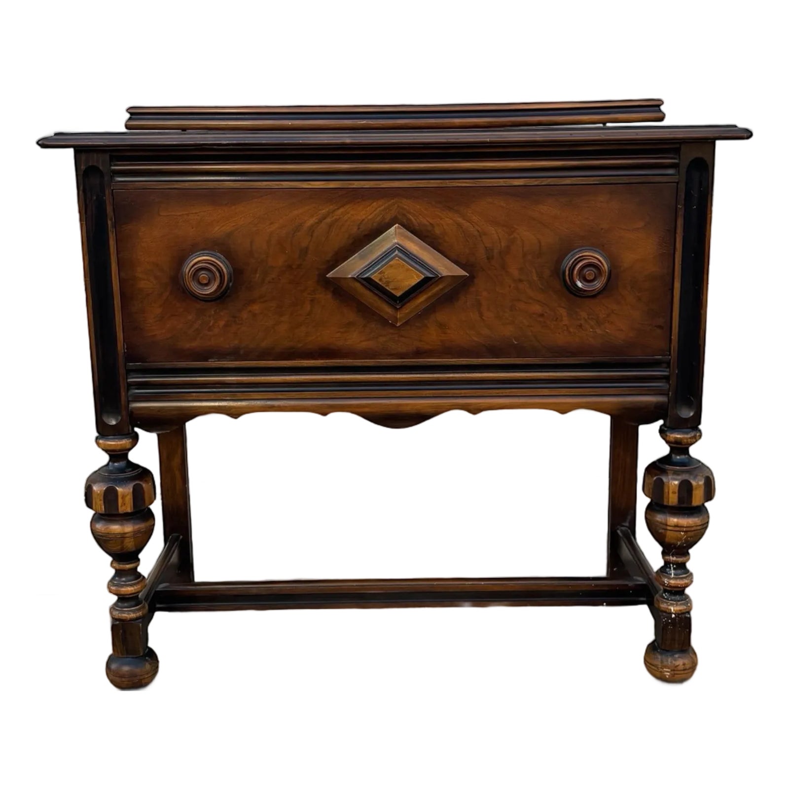 Antique Colonial Revival Dining Server Table | Early 1900s Mahogany ...