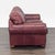 Viewpoint Leather Works Classic Leather Loveseat With Rolled Arms and Stud Accents For Sale - Image 4 of 8