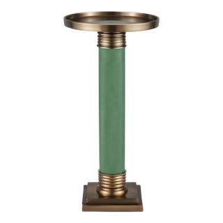 Currey & Company Gavin Green Accent Table For Sale