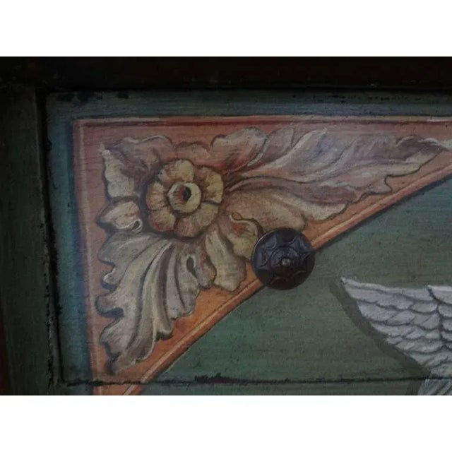 Wood 19th Century French Neoclassical Style Painted Commode For Sale - Image 7 of 10