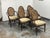 Contemporary McGuire Furniture Double Cane Oval Back Dining Chairs, Set of Six For Sale - Image 3 of 12