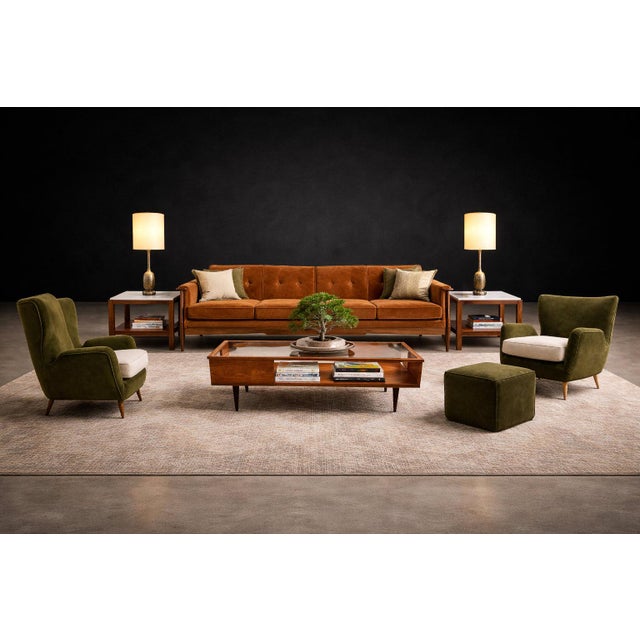 Carlo Hauner Caviuna Wood & Glass Display Coffee Table, Brazil, 1950s For Sale - Image 13 of 15