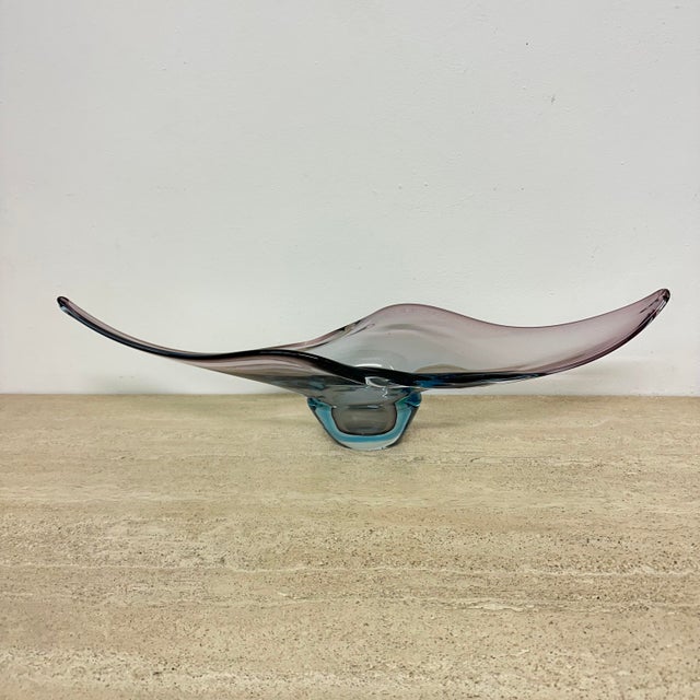 Murano Sommerso Glass Bowl, 1960s For Sale - Image 11 of 18