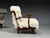 Brown Svante Skogh, Lounge Chairs, Mongolian Fur, Beech, Sweden, 1945 For Sale - Image 8 of 11