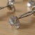 1930s French Silver Clover Knife Rests, Set of 6 For Sale In Los Angeles - Image 6 of 12