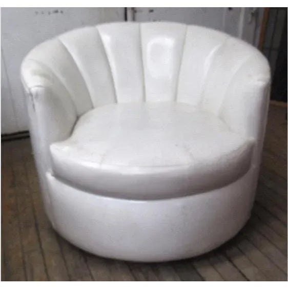 Mid-Century Modern Round Mid-Century Club Chair For Sale - Image 3 of 7