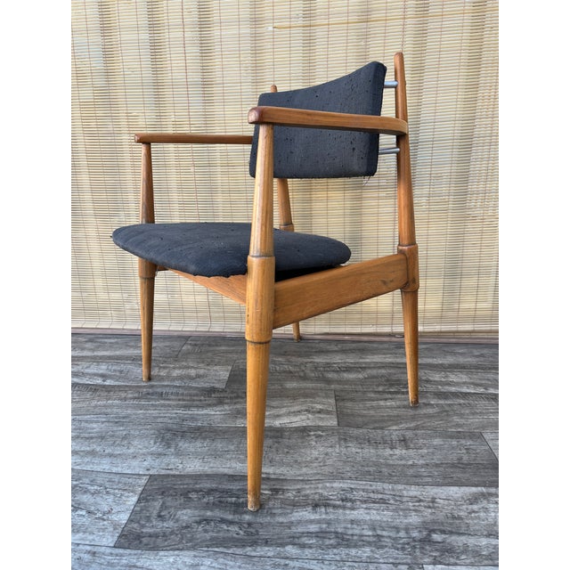 Set of Six Mid-Century Modern Atomic Era Dining Chairs Circa 1960s For Sale - Image 12 of 18