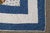 Mid 20th Century Vintage Handmade American Pinwheel Variant Postage Stamp Patchwork Quilt 76" For Sale - Image 5 of 12